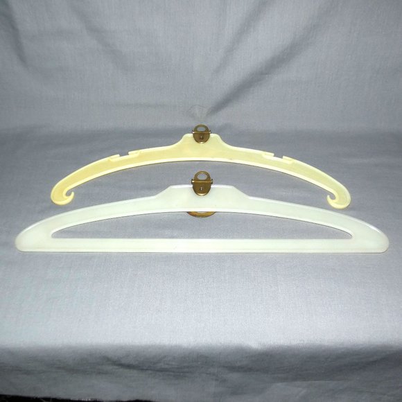 Set of 2 Vintage Samsonite Plastic Folding Travel Clothes Hangers - Picture 3 of 3